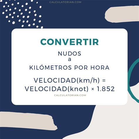 nudos a km|Kilómetros por hora a Nudos (km/h a kt)